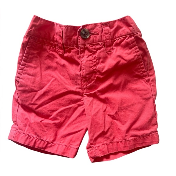 Old Navy Toddler Boy Pink Chino Shorts | 12-18M - Picture 1 of 4